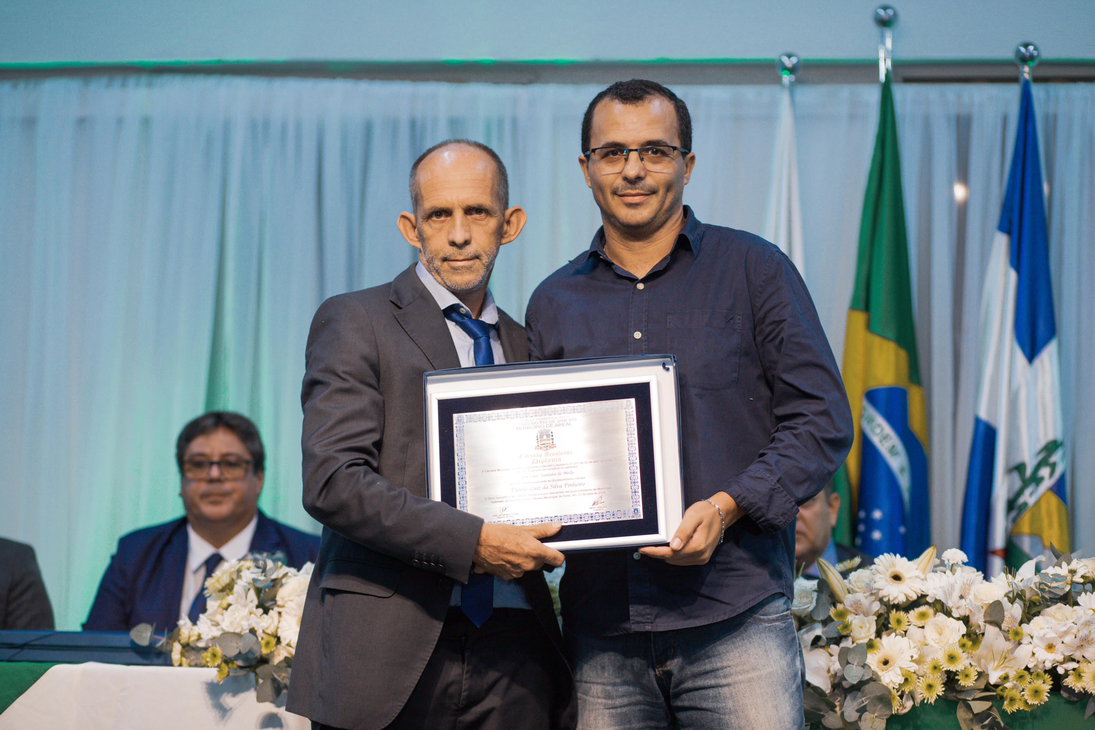 Vereador Santana da Verdura homenageou Danilo Luiz da Silva Pinheiro