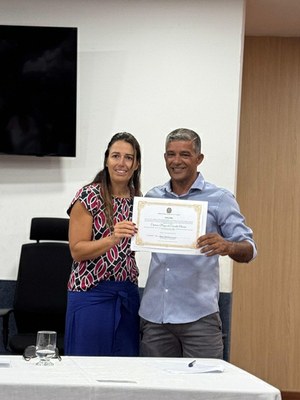 Tribunal Regional Eleitoral (TRE) diplomou, o Prefeito, o Vice-prefeito e os Vereadores eleitos e os primeiros, segundos e terceiros suplentes dos partidos PP, PDT, PRD, PSB, UNIÃO E PSD