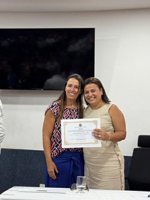 Tribunal Regional Eleitoral (TRE) diplomou, o Prefeito, o Vice-prefeito e os Vereadores eleitos e os primeiros, segundos e terceiros suplentes dos partidos PP, PDT, PRD, PSB, UNIÃO E PSD