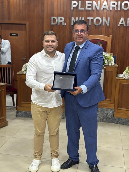 Vereador Luís da Papelaria homenageia Ewerton de Mattos